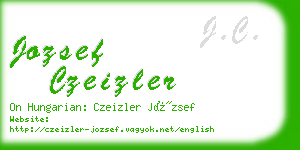 jozsef czeizler business card